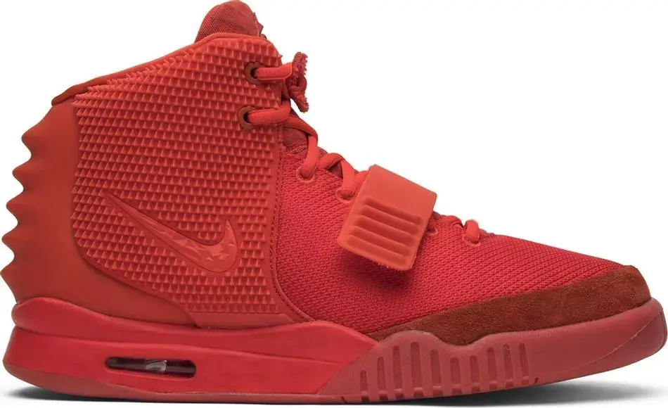 nike x kanye first yeezy red octobers