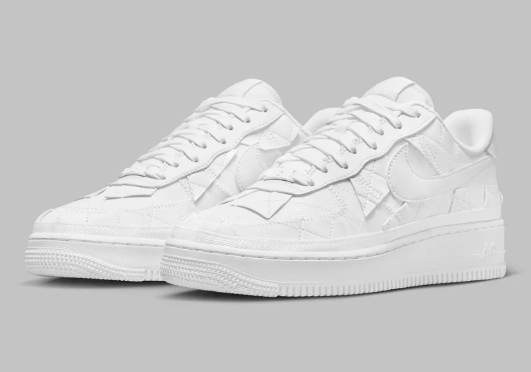 Front view of Billie Eilish x Nike Air Force 1 Low "White" sneakers
