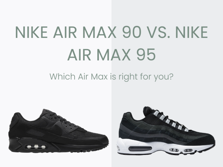Which Air Max model is right for you? Compare the Nike Air Max 90 and 95 side-by-side in this comprehensive guide, covering design, features, comfort, durability, and more.