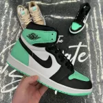 Jordan Brand's Spring collection bursts with the Air Jordan 1 "Green Glow". Leather masterpiece in white, black & eye-catching green. Ready to take flight April 6th for $180 USD sneaker collecting