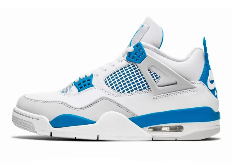 Air Jordan 4 Military Blue Air Jordan 4s soar back in 2024! First detailed look reveals true OG vibes & Nike Air logo. May 11th release at $215 USD, but hold your judgement till you see them up close. This legend's comeback is worth the wait!